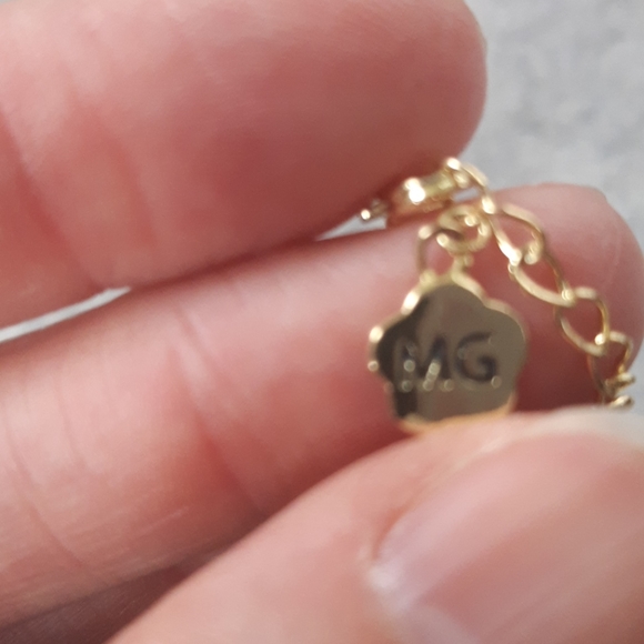 Molly Glitz BNIB 14k gold plated baby bracelet - Picture 4 of 8